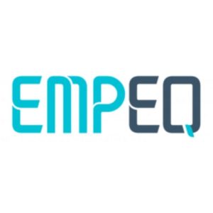 EMPEQ Logo in grey and blue