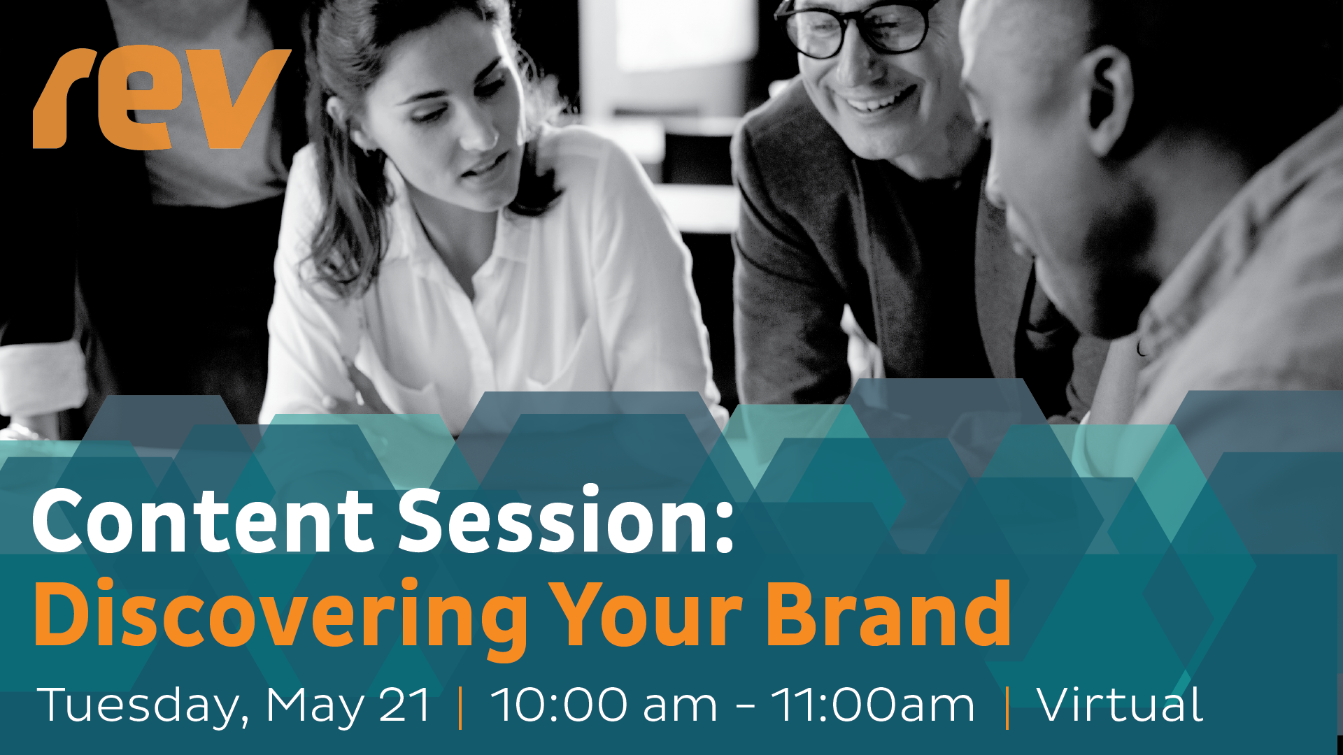 Graphic for Rev Content Session: Discovering Your Brand