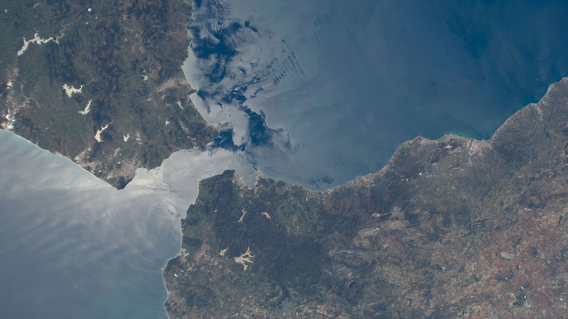 Image of Earth from space.